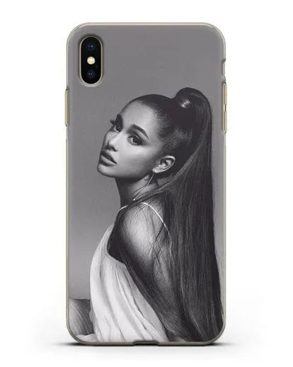 Чехол с фотографией Ariana силиконовый для iPhone XS Max