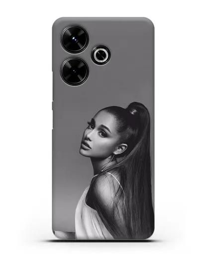 Чехол с фотографией Ariana силиконовый для Xiaomi Poco M6