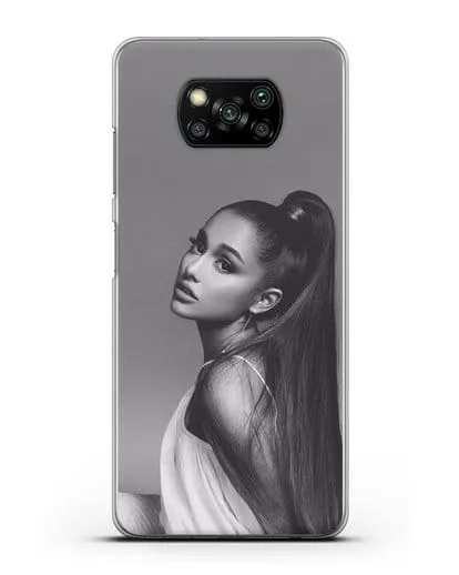 Чехол с фотографией Ariana силиконовый для Xiaomi Poco X3
