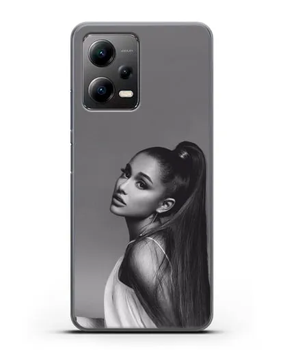 Чехол с фотографией Ariana силиконовый для Xiaomi Poco X5