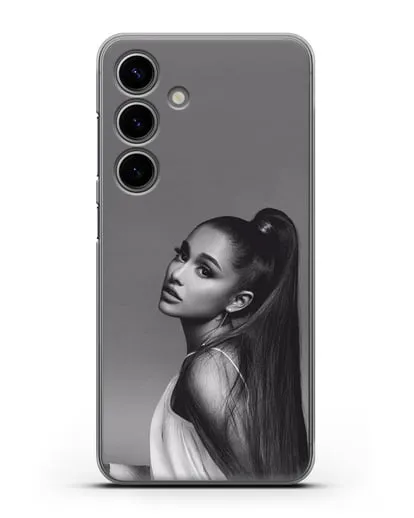 Чехол с фотографией Ariana силиконовый для Samsung Galaxy S24