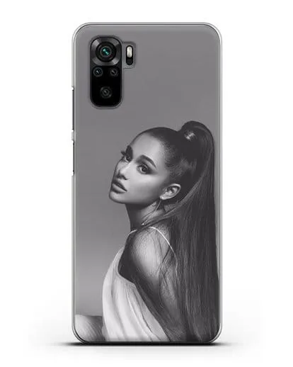 Чехол с фотографией Ariana силиконовый для Xiaomi Redmi Note 10