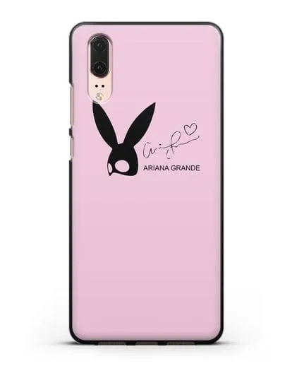 Чехол с подписью Ariana Grande силиконовый для Huawei P20