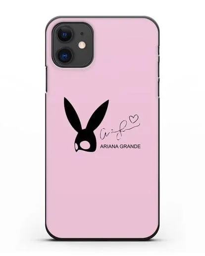 Чехол с подписью Ariana Grande силиконовый для iPhone 11