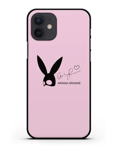 Чехол с подписью Ariana Grande силиконовый для iPhone 12