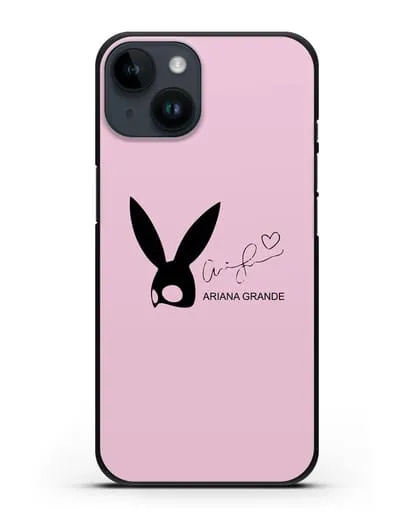 Чехол с подписью Ariana Grande силиконовый для iPhone 14