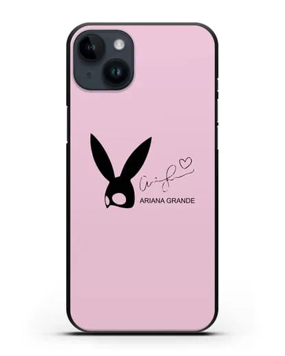 Чехол с подписью Ariana Grande силиконовый для iPhone 14 Plus