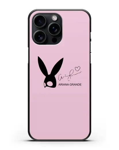 Чехол с подписью Ariana Grande силиконовый для iPhone 15 Pro Max