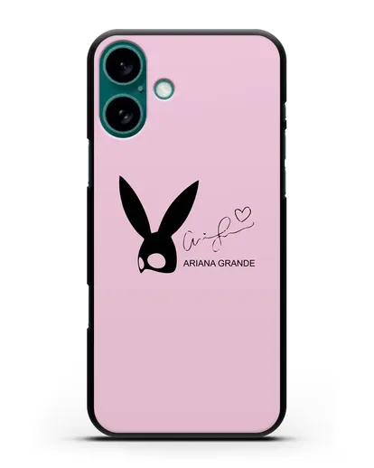 Чехол с подписью Ariana Grande силиконовый для iPhone 16 Plus