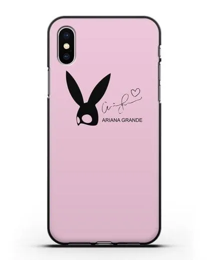 Чехол с подписью Ariana Grande силиконовый для iPhone XS