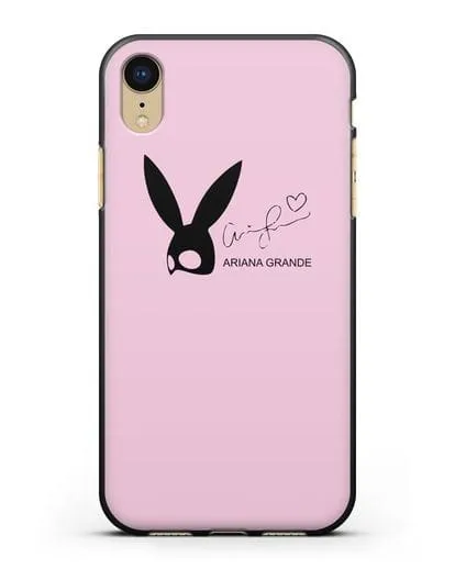 Чехол с подписью Ariana Grande силиконовый для iPhone XR