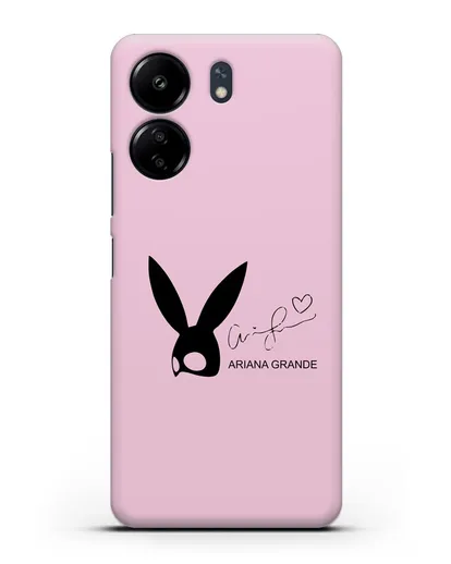 Чехол с подписью Ariana Grande силиконовый для Xiaomi Poco C65