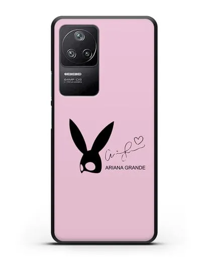 Чехол с подписью Ariana Grande силиконовый для Xiaomi Poco F4