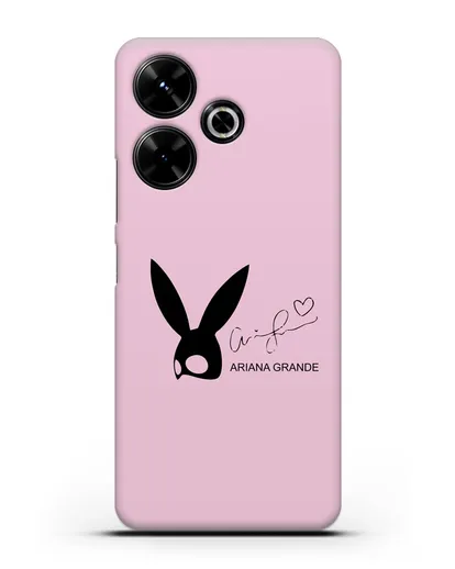 Чехол с подписью Ariana Grande силиконовый для Xiaomi Poco M6