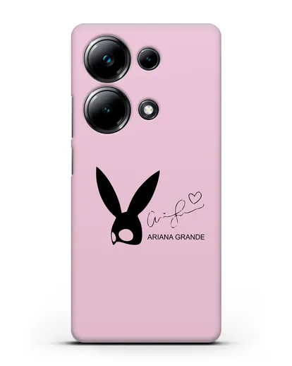 Чехол с подписью Ariana Grande силиконовый для Xiaomi Poco M6 Pro