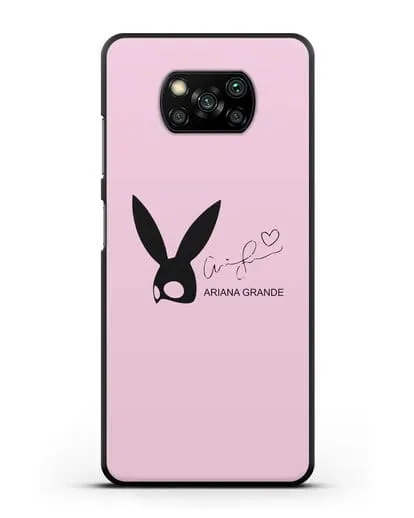 Чехол с подписью Ariana Grande силиконовый для Xiaomi Poco X3