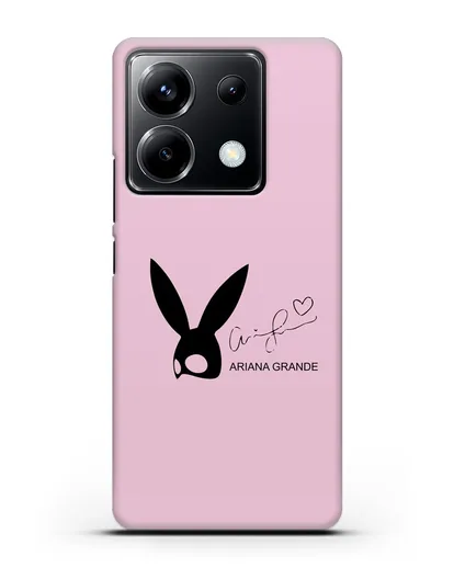 Чехол с подписью Ariana Grande силиконовый для Xiaomi Poco X6