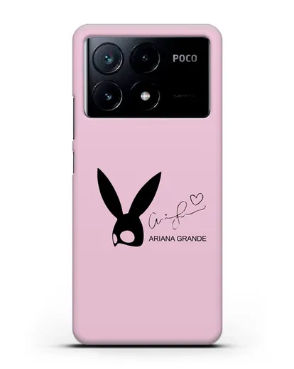 Чехол с подписью Ariana Grande силиконовый для Xiaomi Poco X6 Pro