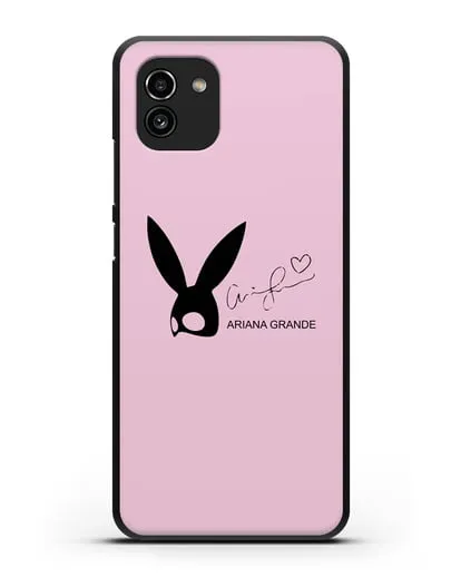 Чехол с подписью Ariana Grande силиконовый для Samsung Galaxy A03 [SM-A035]