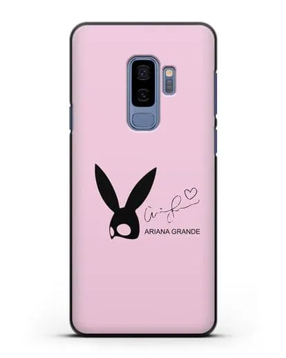 Чехол с подписью Ariana Grande силиконовый для Samsung Galaxy S9 Plus [SM-G965F]