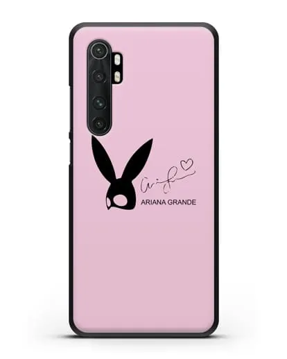Чехол с подписью Ariana Grande силиконовый для Xiaomi Mi 10 Lite