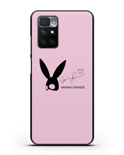 Чехол с подписью Ariana Grande силиконовый для Xiaomi Redmi 10