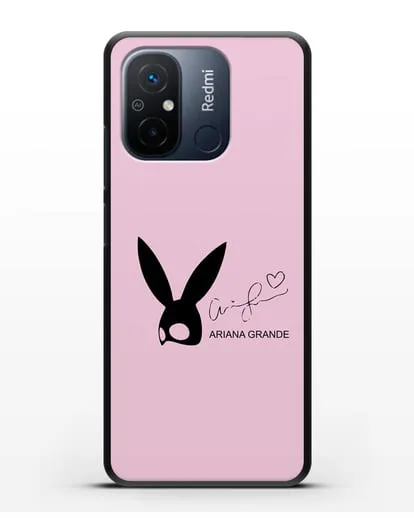 Чехол с подписью Ariana Grande силиконовый для Xiaomi Redmi 12C