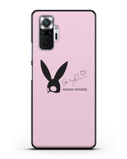 Чехол с подписью Ariana Grande силиконовый для Xiaomi Redmi Note 10 Pro