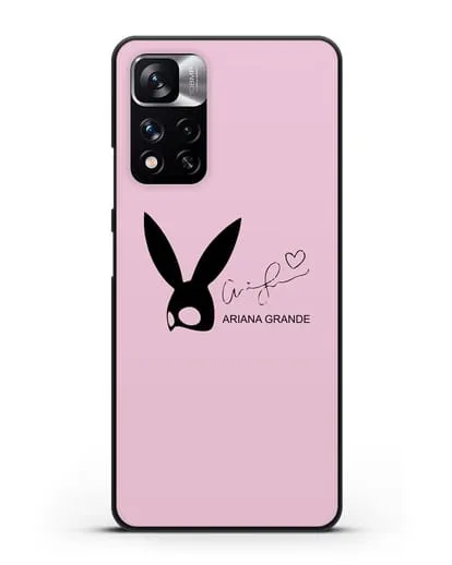 Чехол с подписью Ariana Grande силиконовый для Xiaomi Redmi Note 11 Pro Plus