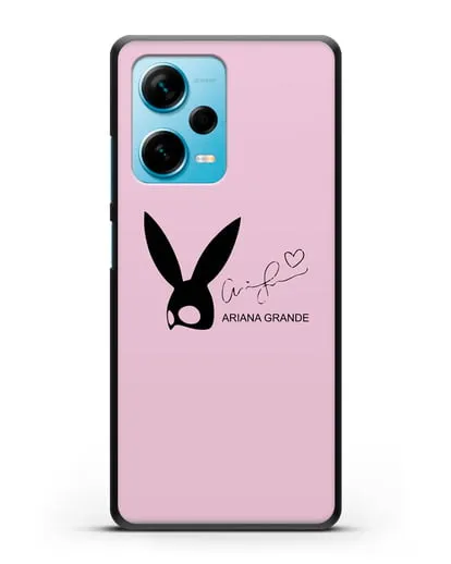 Чехол с подписью Ariana Grande силиконовый для Xiaomi Redmi Note 12 Pro Plus