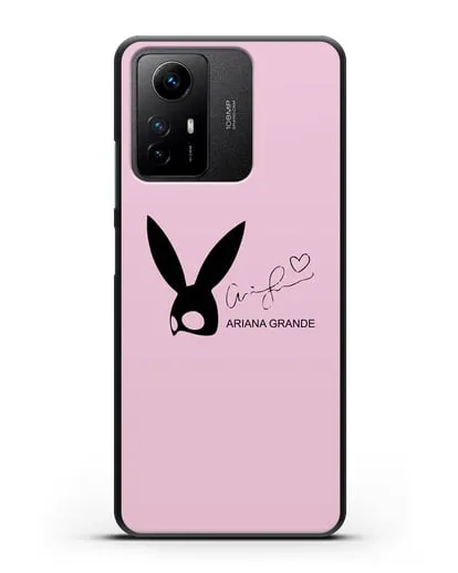 Чехол с подписью Ariana Grande силиконовый для Xiaomi Redmi Note 12S