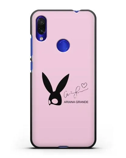 Чехол с подписью Ariana Grande силиконовый для Xiaomi Redmi Note 7