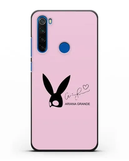 Чехол с подписью Ariana Grande силиконовый для Xiaomi Redmi Note 8