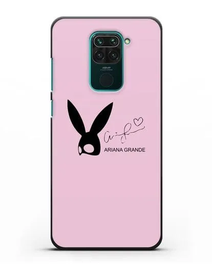 Чехол с подписью Ariana Grande силиконовый для Xiaomi Redmi Note 9