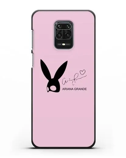 Чехол с подписью Ariana Grande силиконовый для Xiaomi Redmi Note 9S