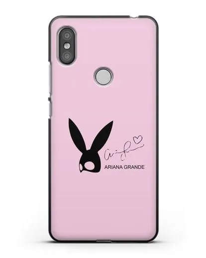 Чехол с подписью Ariana Grande силиконовый для Xiaomi Redmi S2