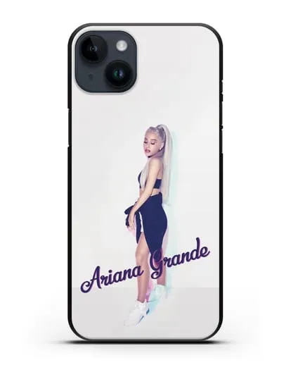 Чехол с фотографией Ariana Grande силиконовый для iPhone 14 Plus