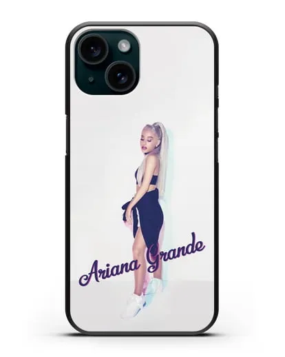 Чехол с фотографией Ariana Grande силиконовый для iPhone 15