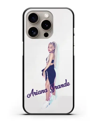 Чехол с фотографией Ariana Grande силиконовый для iPhone 15 Pro