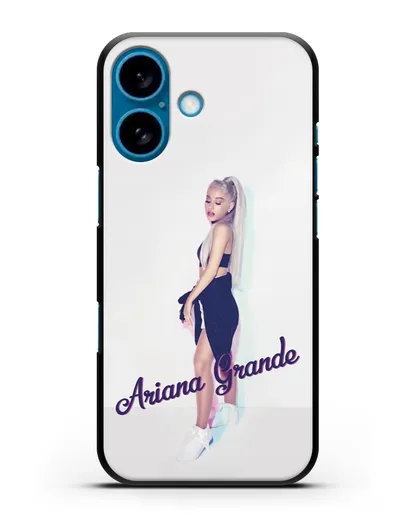 Чехол с фотографией Ariana Grande силиконовый для iPhone 16