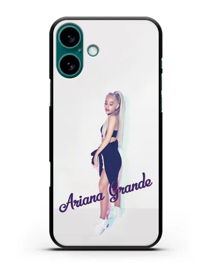 Чехол с фотографией Ariana Grande силиконовый для iPhone 16 Plus