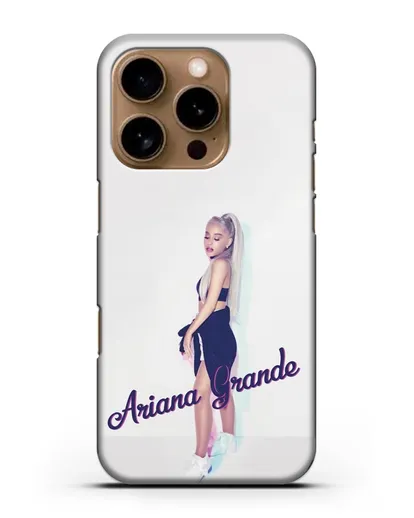 Чехол с фотографией Ariana Grande силиконовый для iPhone 16 Pro