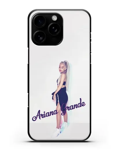 Чехол с фотографией Ariana Grande силиконовый для iPhone 16 Pro Max