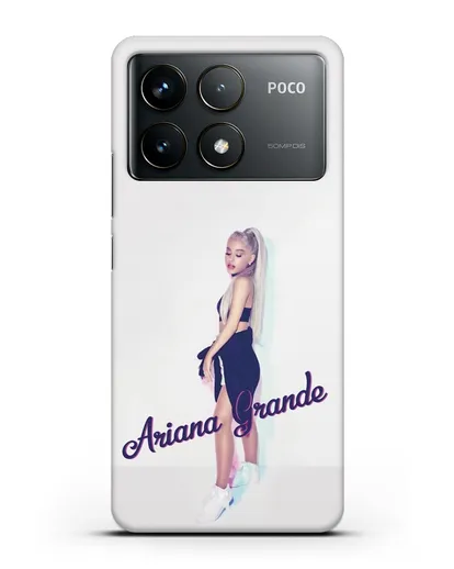 Чехол с фотографией Ariana Grande силиконовый для Xiaomi Poco F6 Pro