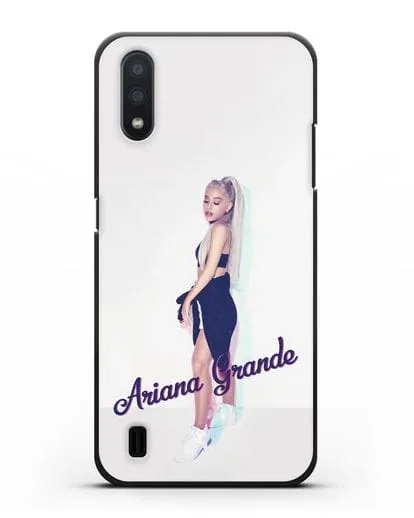 Чехол с фотографией Ariana Grande силиконовый для Samsung Galaxy A01 [SM-A015F]