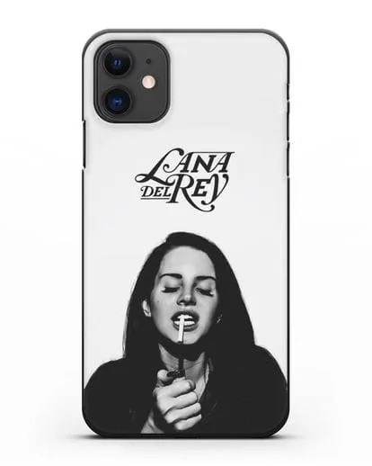 Чехол с фотографией Lana Del Rey силиконовый для iPhone 11