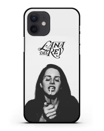 Чехол с фотографией Lana Del Rey силиконовый для iPhone 12