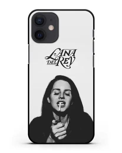 Чехол с фотографией Lana Del Rey силиконовый для iPhone 12 mini