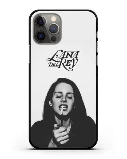 Чехол с фотографией Lana Del Rey силиконовый для iPhone 12 Pro