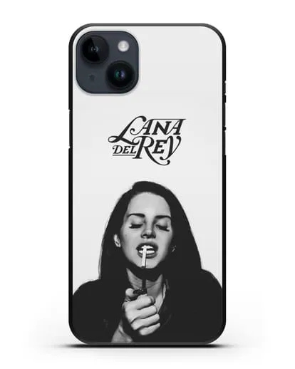 Чехол с фотографией Lana Del Rey силиконовый для iPhone 14 Plus